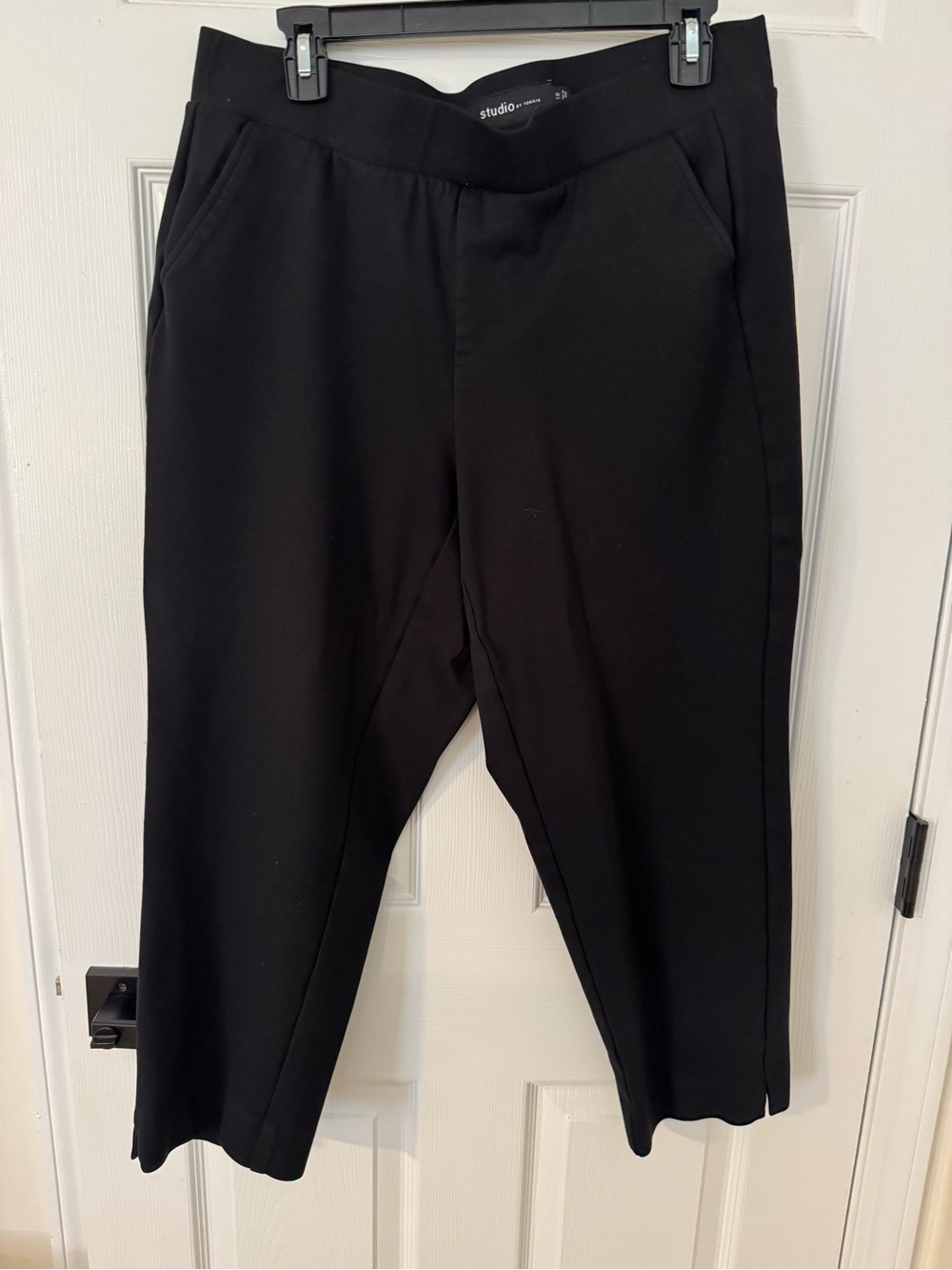 Studio By Torrid Pull On Relaxed Taper Black Pants